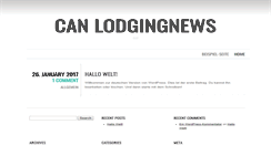 Desktop Screenshot of can-lodgingnews.com