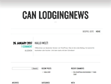 Tablet Screenshot of can-lodgingnews.com